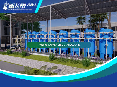 JUAL SAND FILTER & CARBON FILTER MILDSTEEL